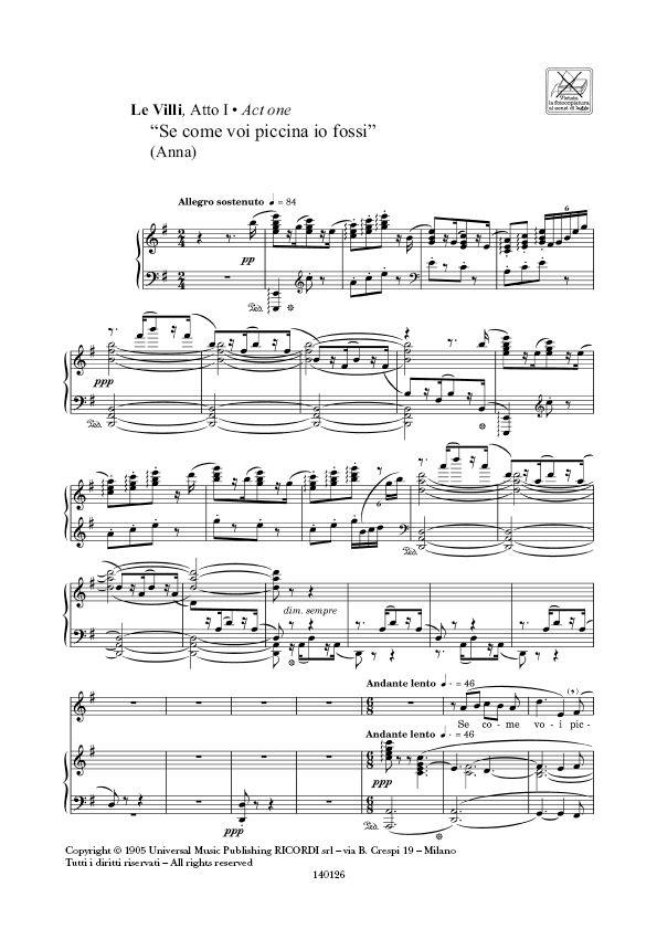 Cantolopera: Puccini Arie per Soprano - Gold - 150th Anniversary Edition 1858 - 2008 - soprán a klavír